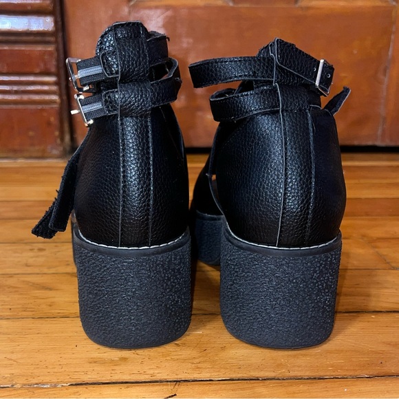 Dolls Kill Midnight Chat Me Up Platform Sandals – Size 8.5 - Picture 2 of 6